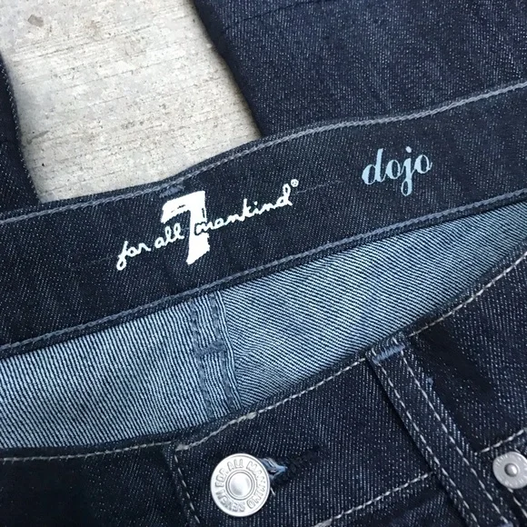 Dark Blue Denim Jeans - Picture 3 of 5